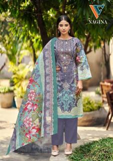 Vandana nagina vol-12 work dress material wholesale in ahmedabad